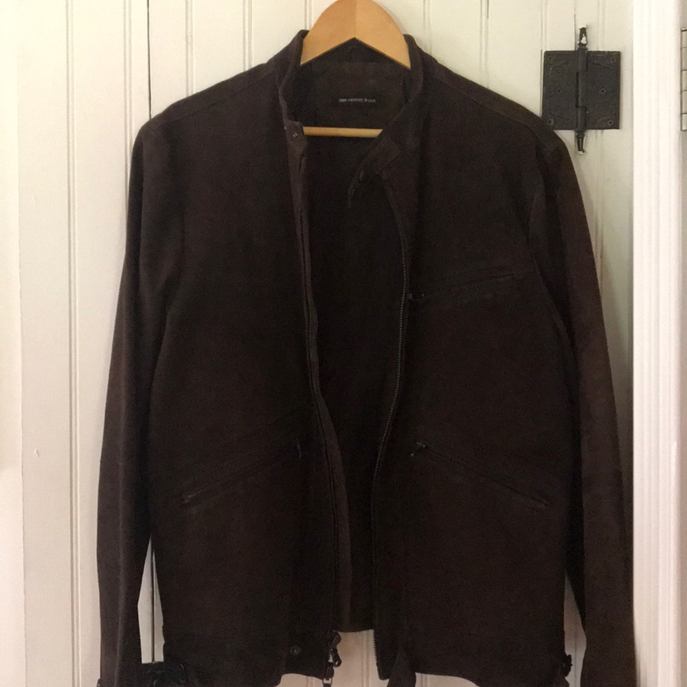 Men's brown suede jacket